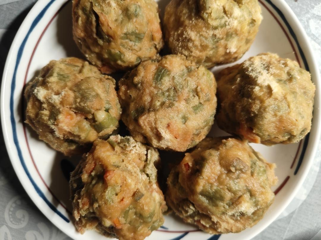 减肥人士需要的豆角菜团