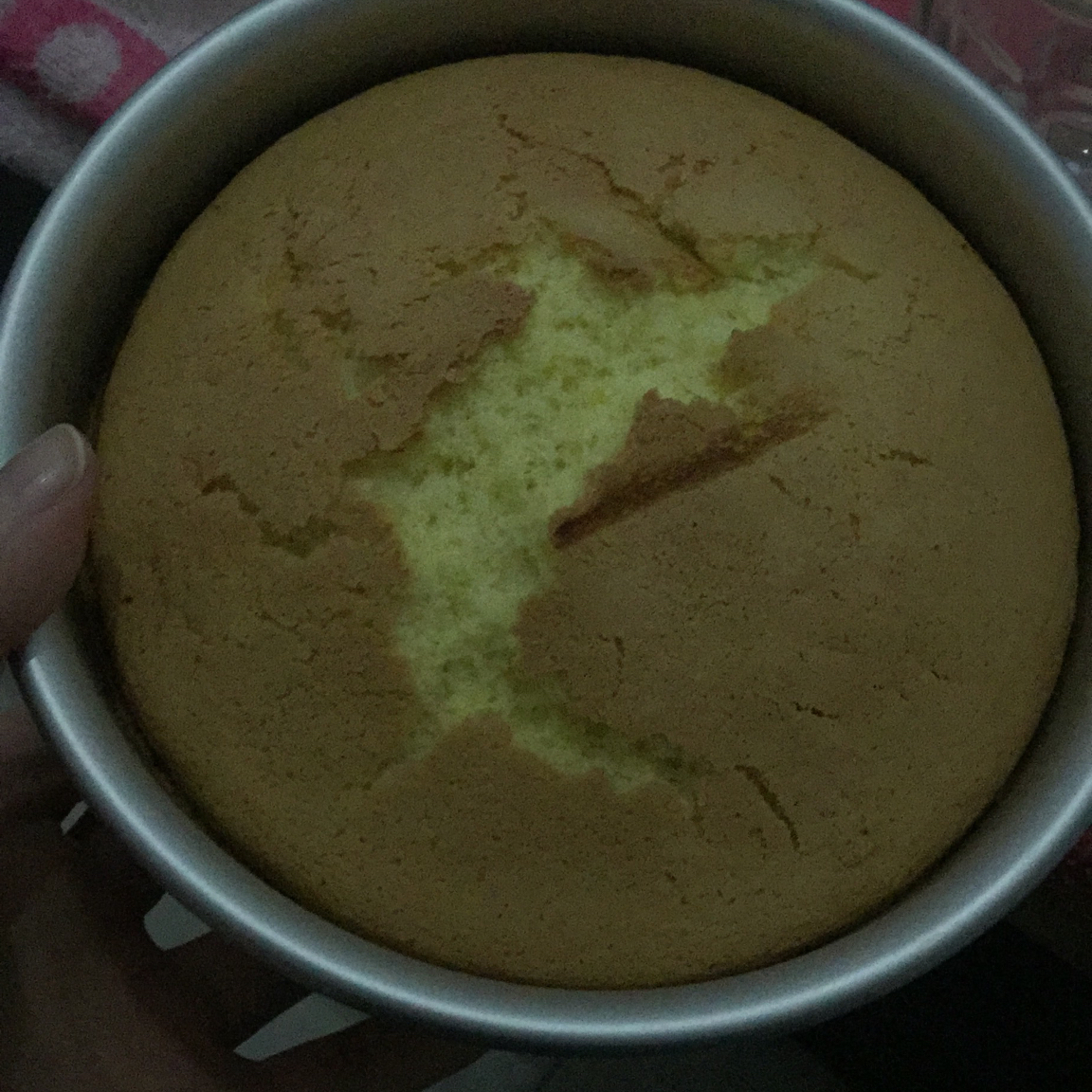 蜜豆戚风