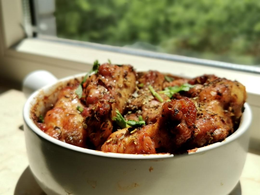 新奥尔良烤鸡腿土豆