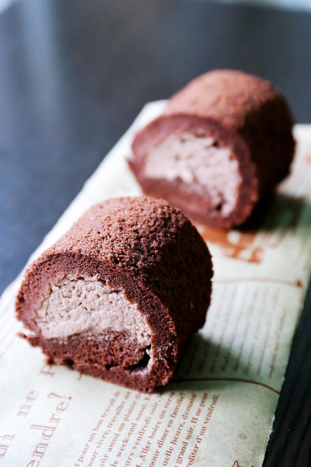 sueia8v做的可可蛋糕卷