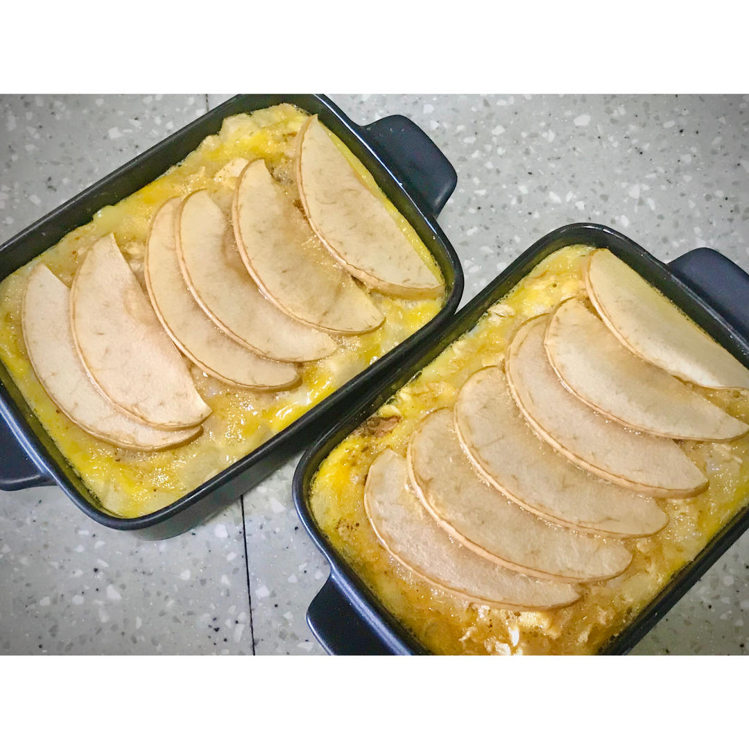 健康早餐 肉桂苹果烤燕麦