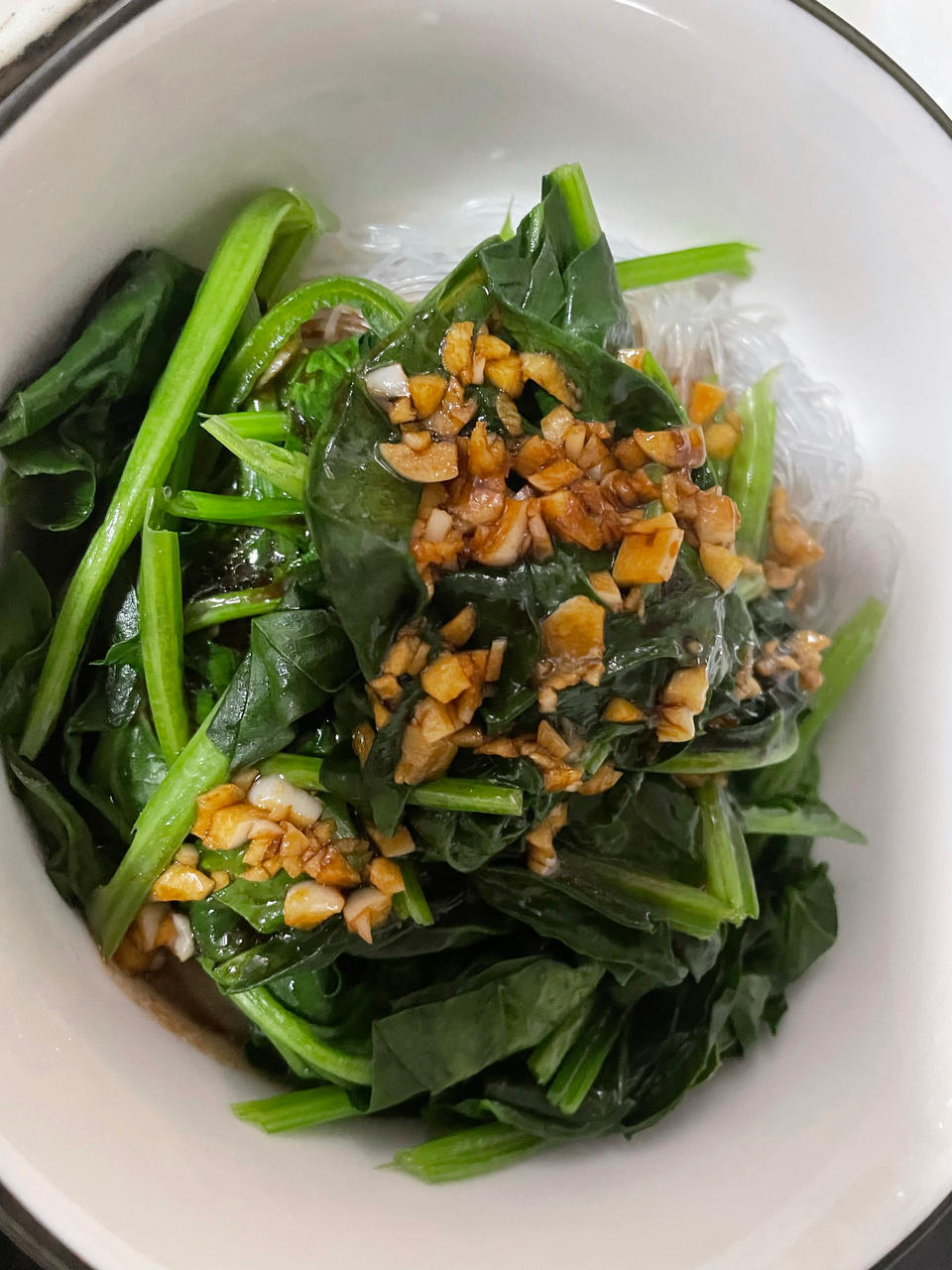 万能凉拌菜料汁（凉拌菠菜粉丝）