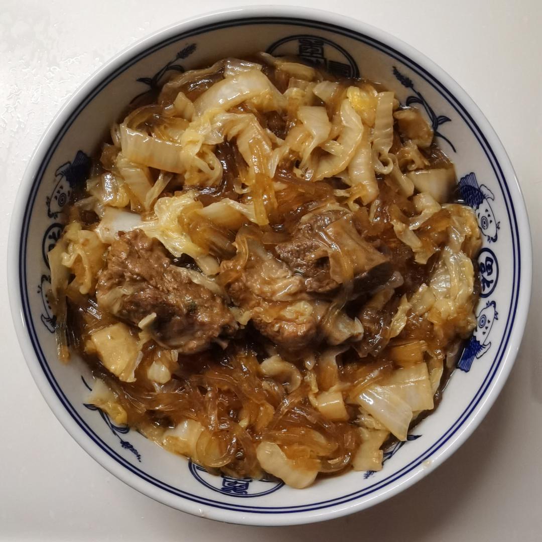 大白菜炒粉丝