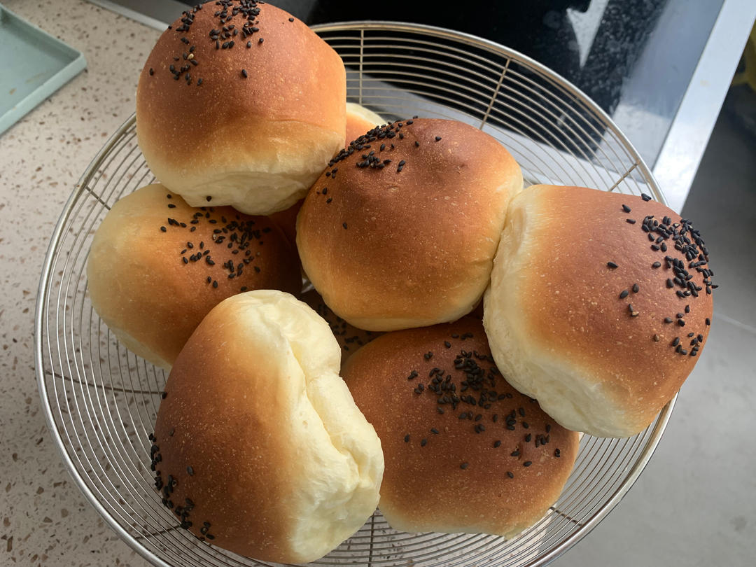 最好吃的🍔全麦汉堡坯（直接法，一发）