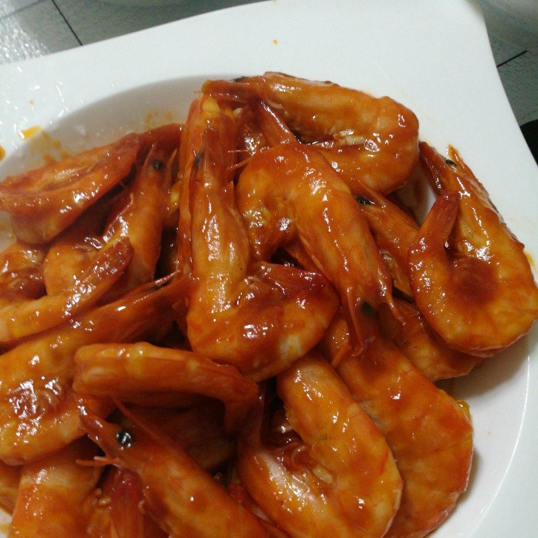 茄汁大虾