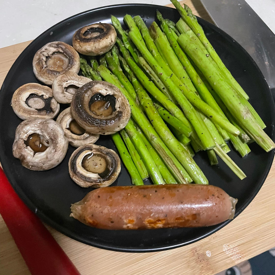 香煎芦笋口菇