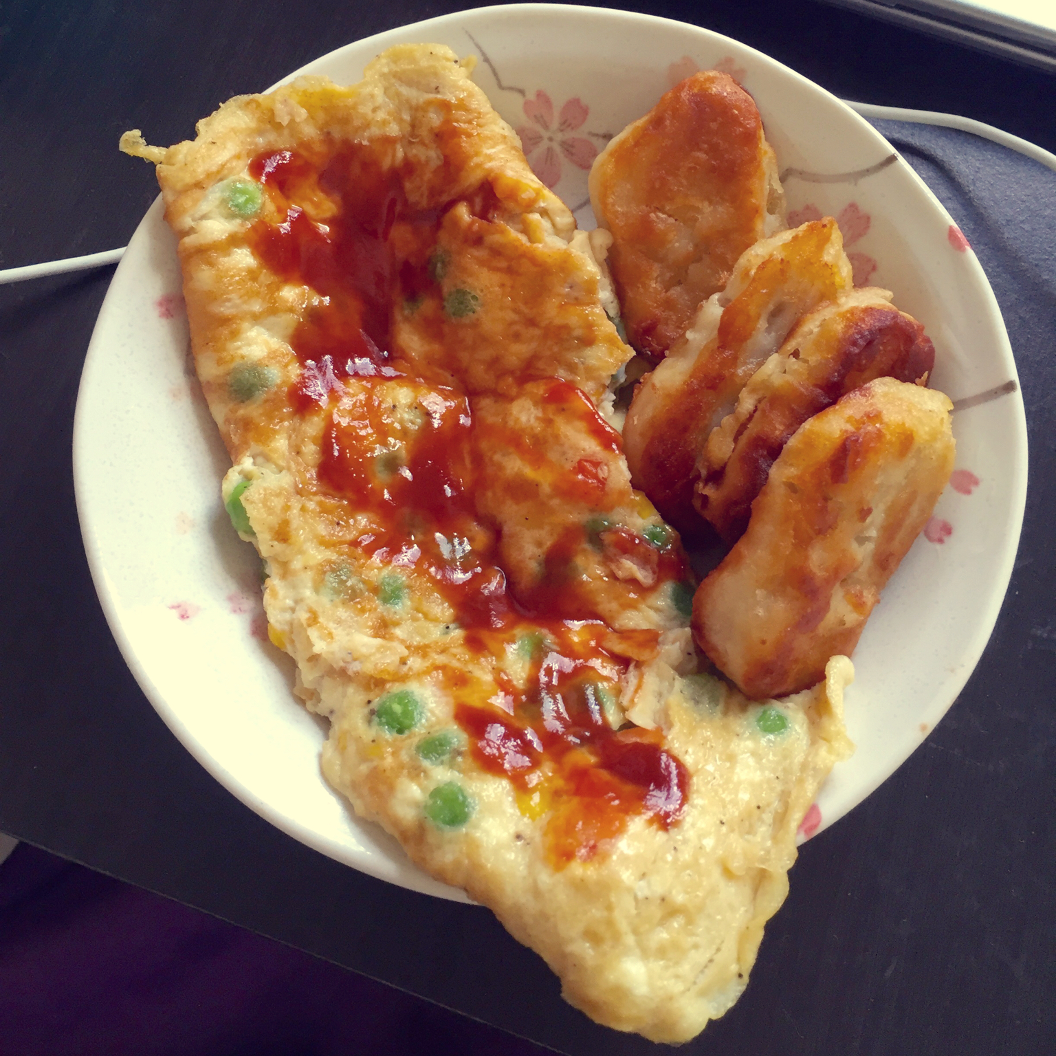 葱花鸡蛋饼