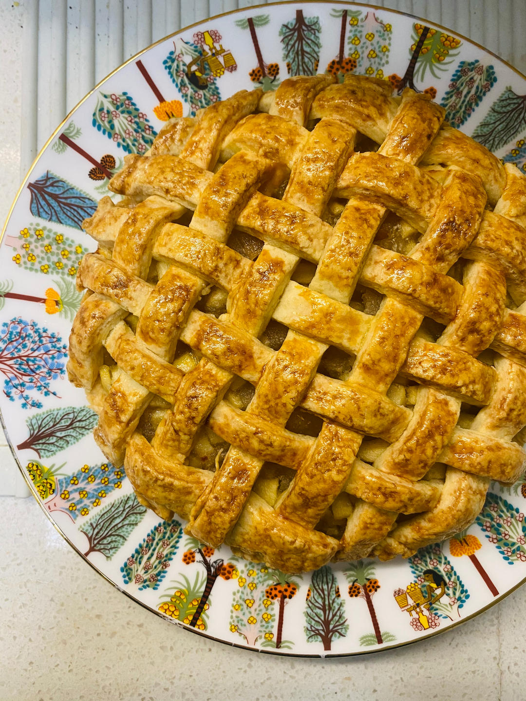 空气炸锅苹果派-6寸超简单-详细编格步骤