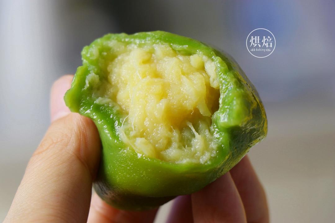 清明网绿榴莲青团 冰激凌口感超过瘾!的做法 步骤23