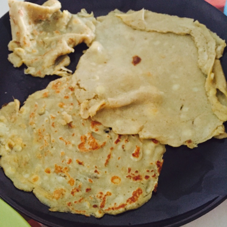 牛奶香蕉蛋饼