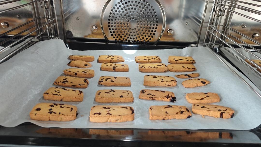 蔓越莓饼干——少油少糖中筋面粉