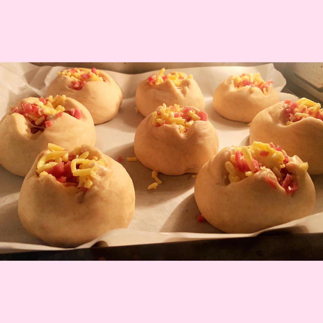 全麦芝士熔岩面包