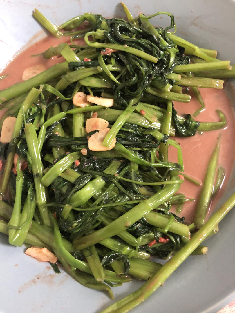 【粤式小炒】南乳空心菜