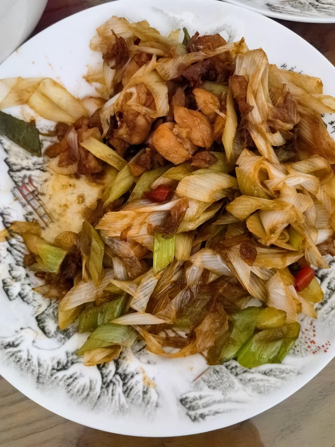 中餐12：私家小炒鸡腿肉