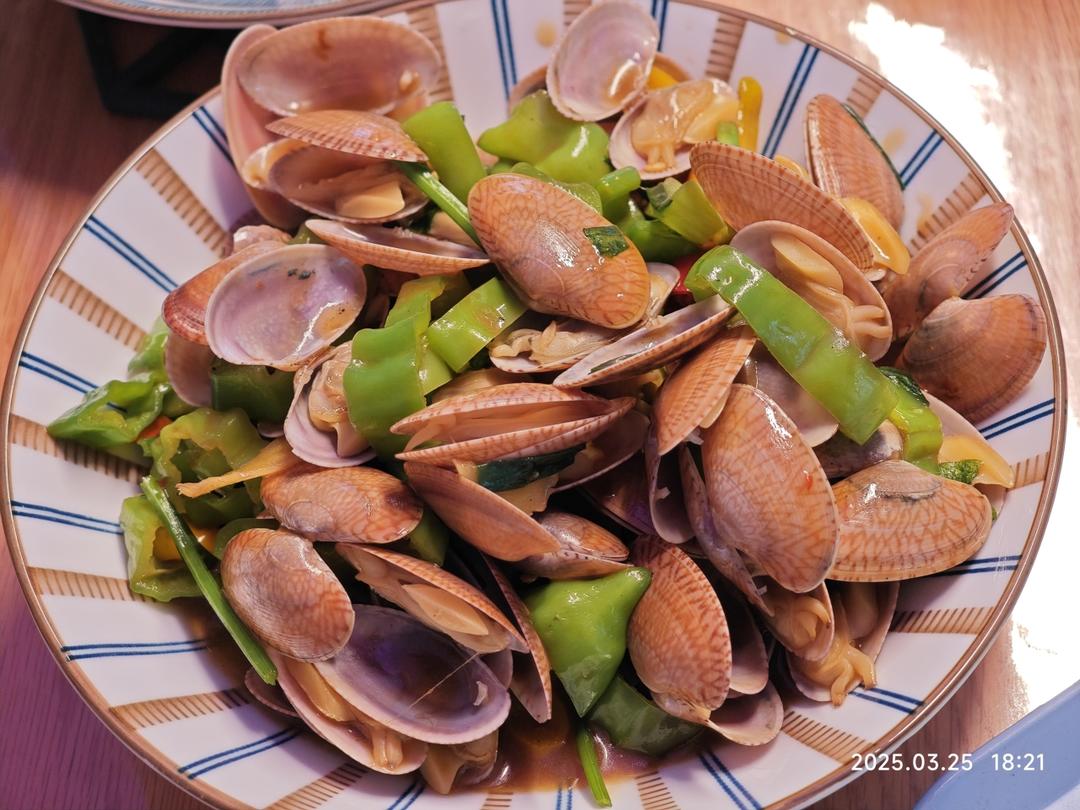 5分钟快手菜❗️秒杀路边摊爆炒花甲～好吃到爆