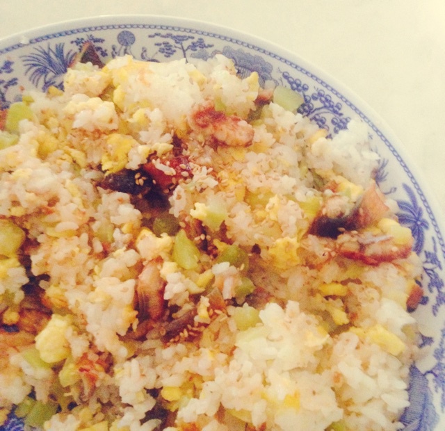 《昨日的美食》之鳗鱼芥菜拌蛋饭