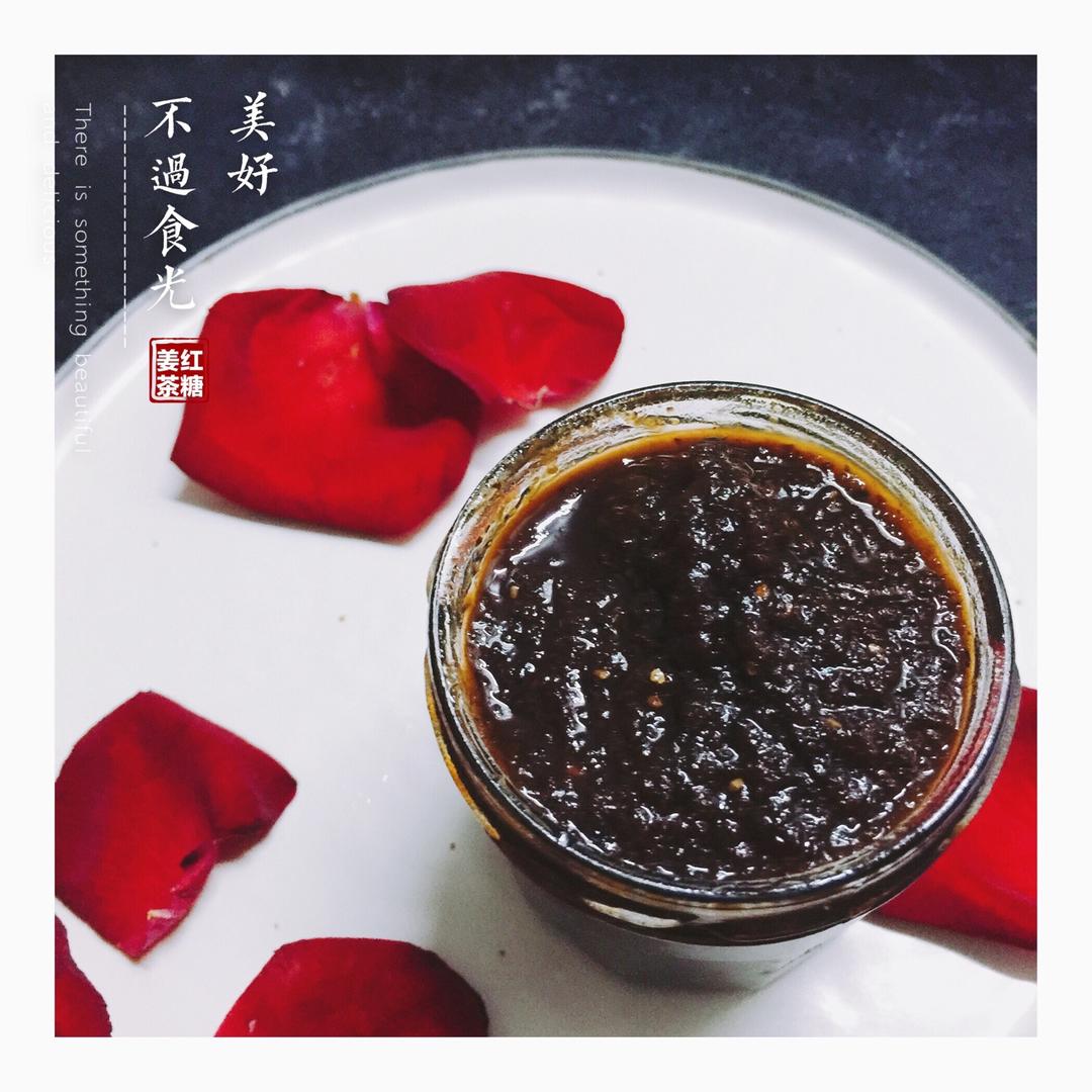 黑糖红枣枸杞姜母茶酱