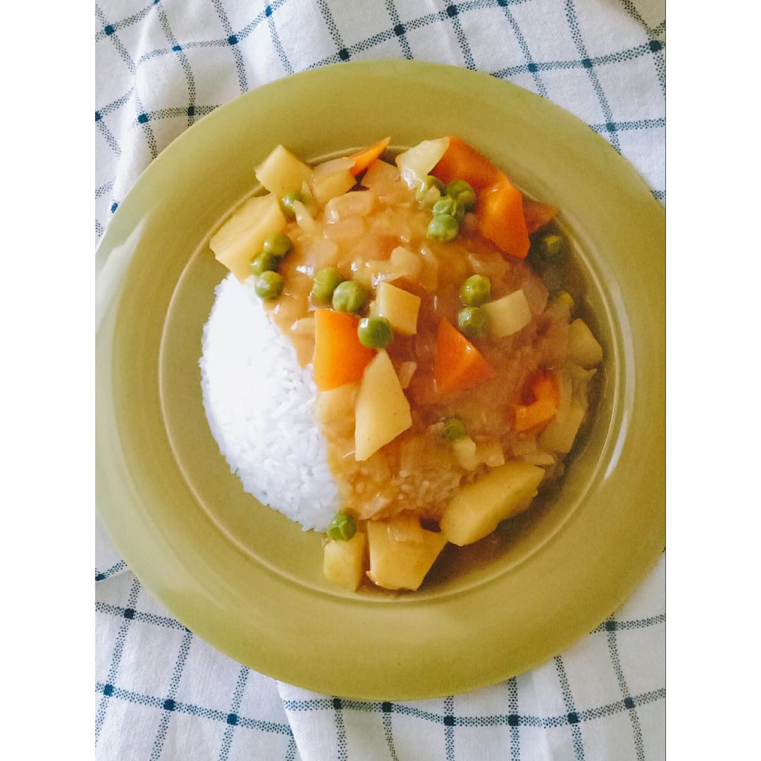 【电饭煲咖喱饭√】寝室学生福音☆ 超简单超好次♪！