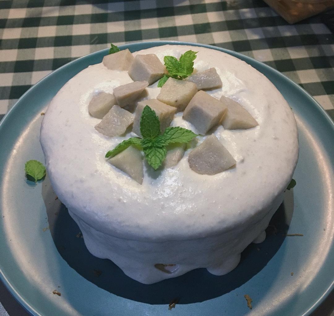 芋泥豆乳雪崩流心蛋糕—松下NU-JK200W蒸烤箱