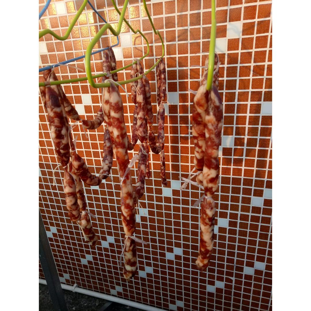 自制广式腊肠（附最快手刮肠衣）