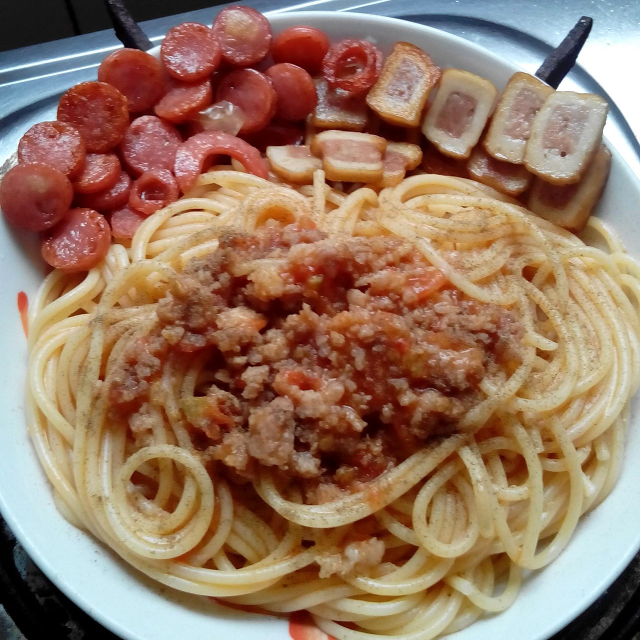 番茄肉酱意大利面