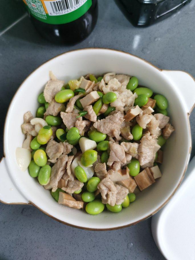 超下饭的毛豆米干子炒肉