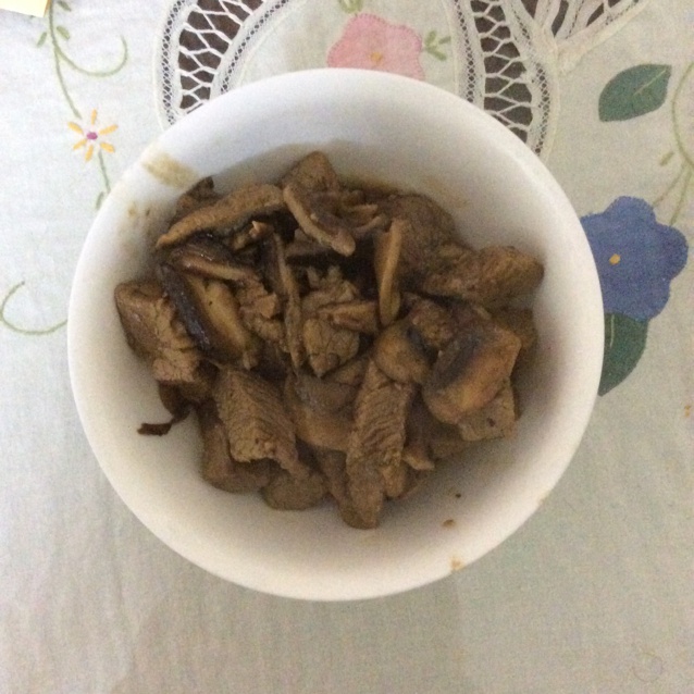 酱爆香菇牛肉