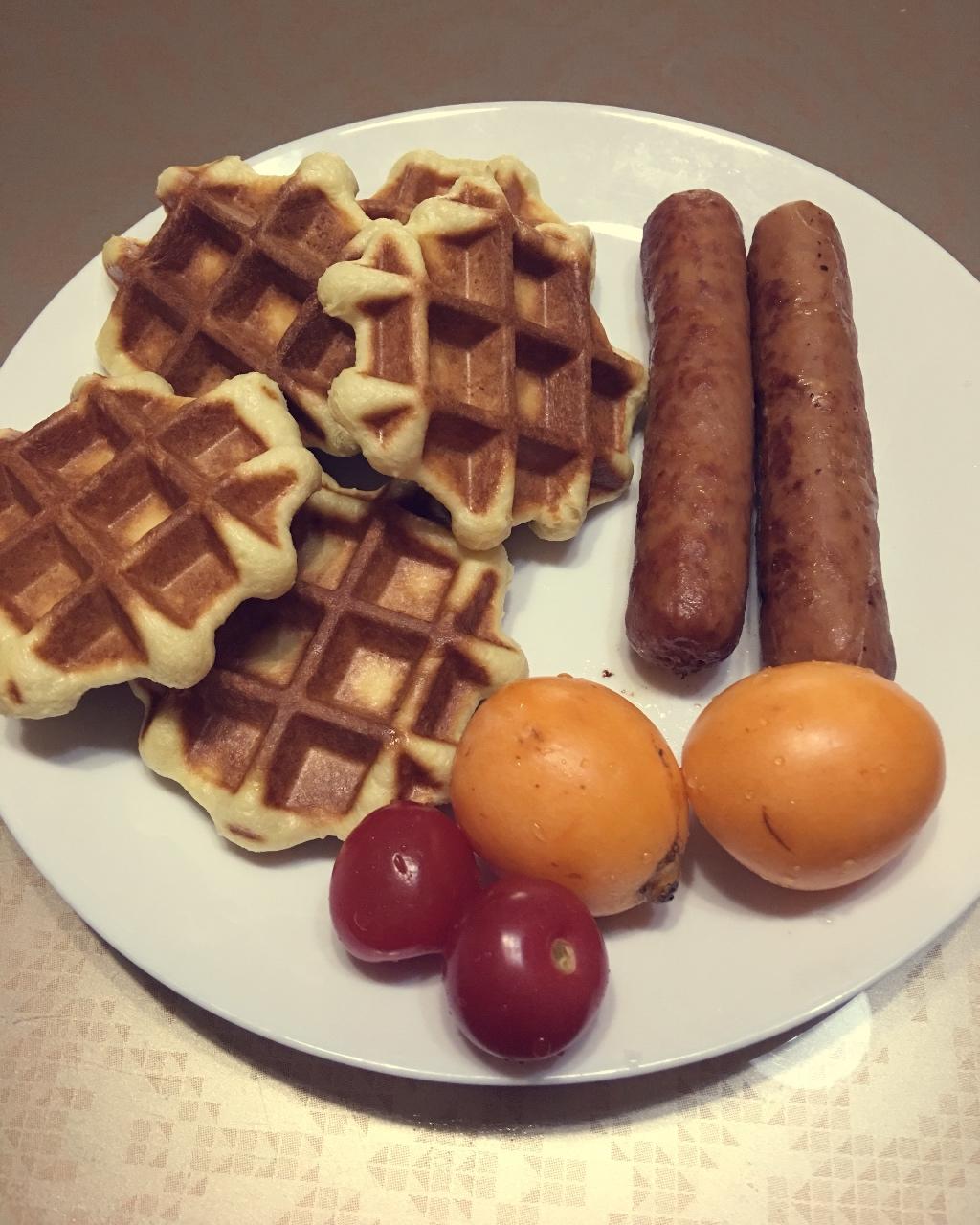 椰子华夫饼（酵母版）