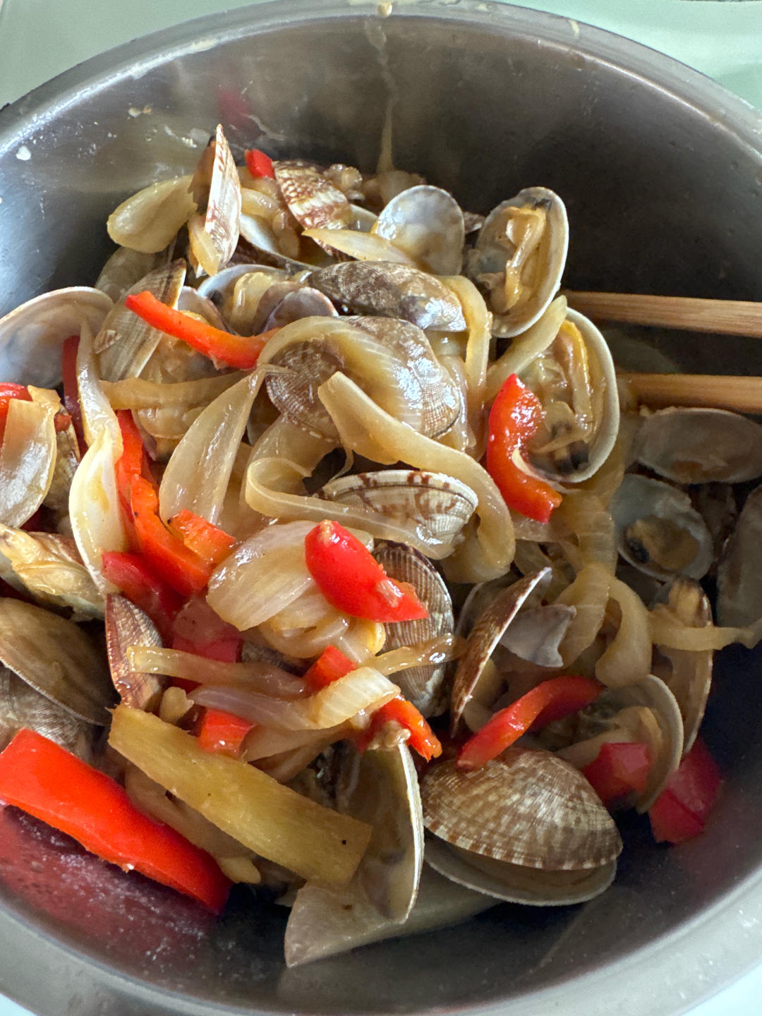 5分钟快手菜❗️秒杀路边摊爆炒花甲～好吃到爆