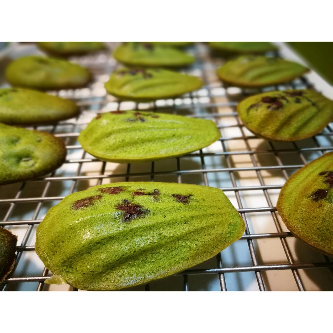 陌陌田做的抹茶玛德琳
