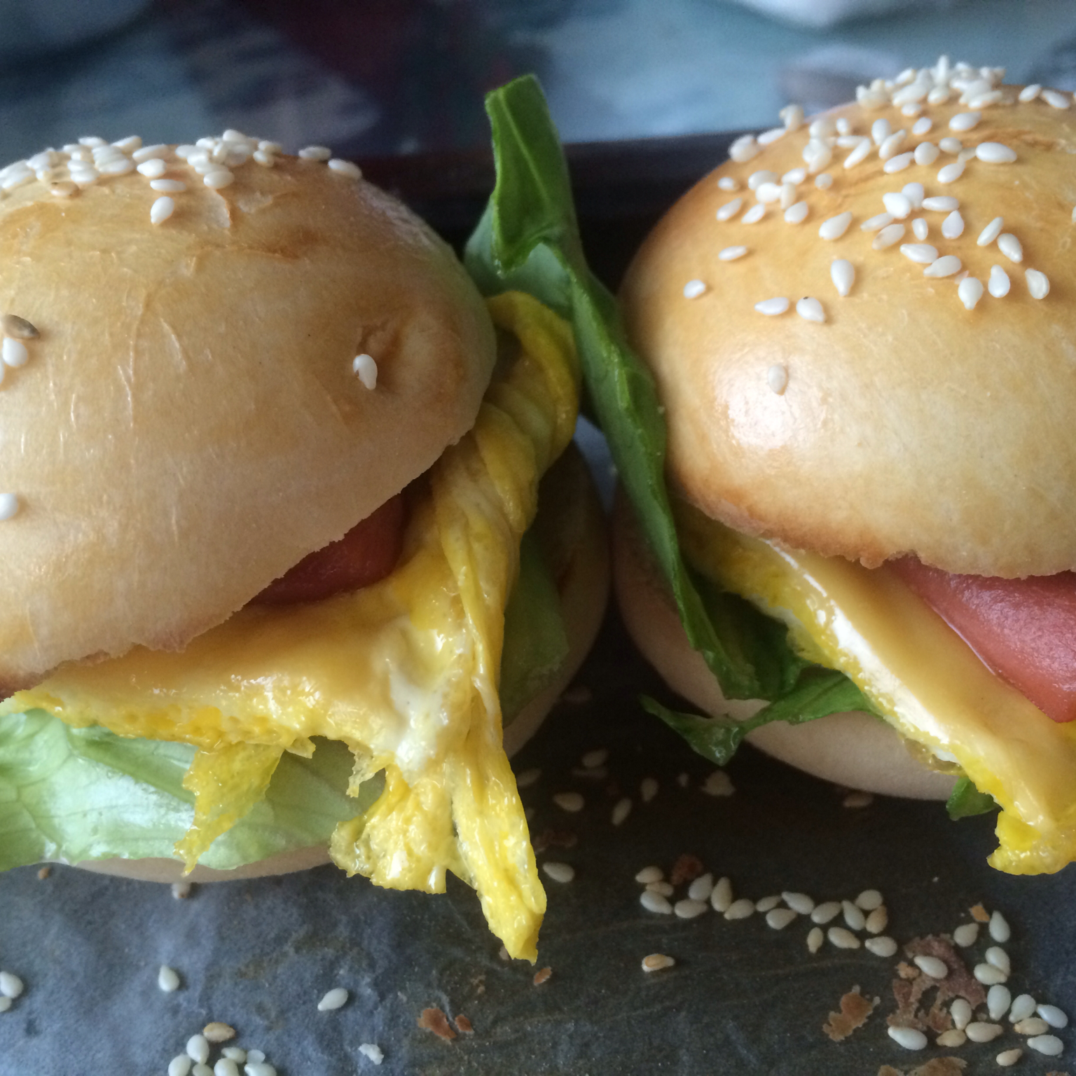 自制营养肉饼汉堡包