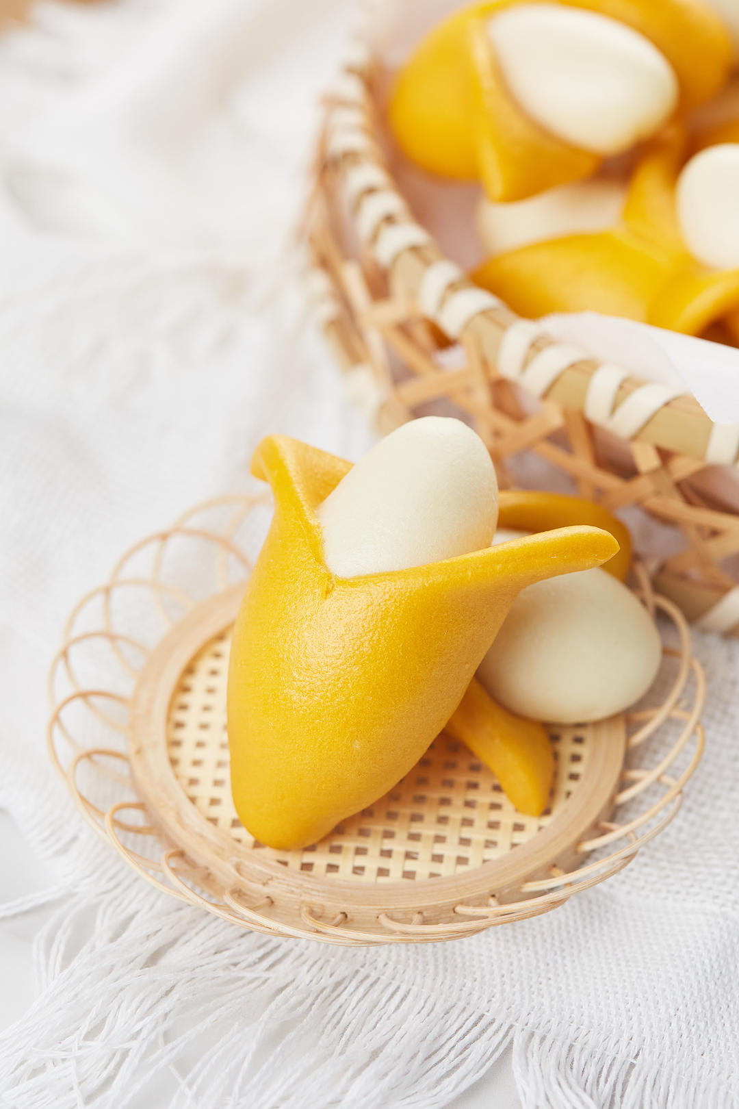 emoji同款香蕉馒头的做法 步骤9