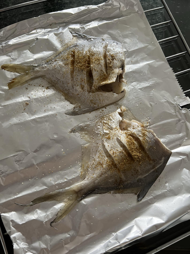 烤鲳鱼（健康烤箱版）