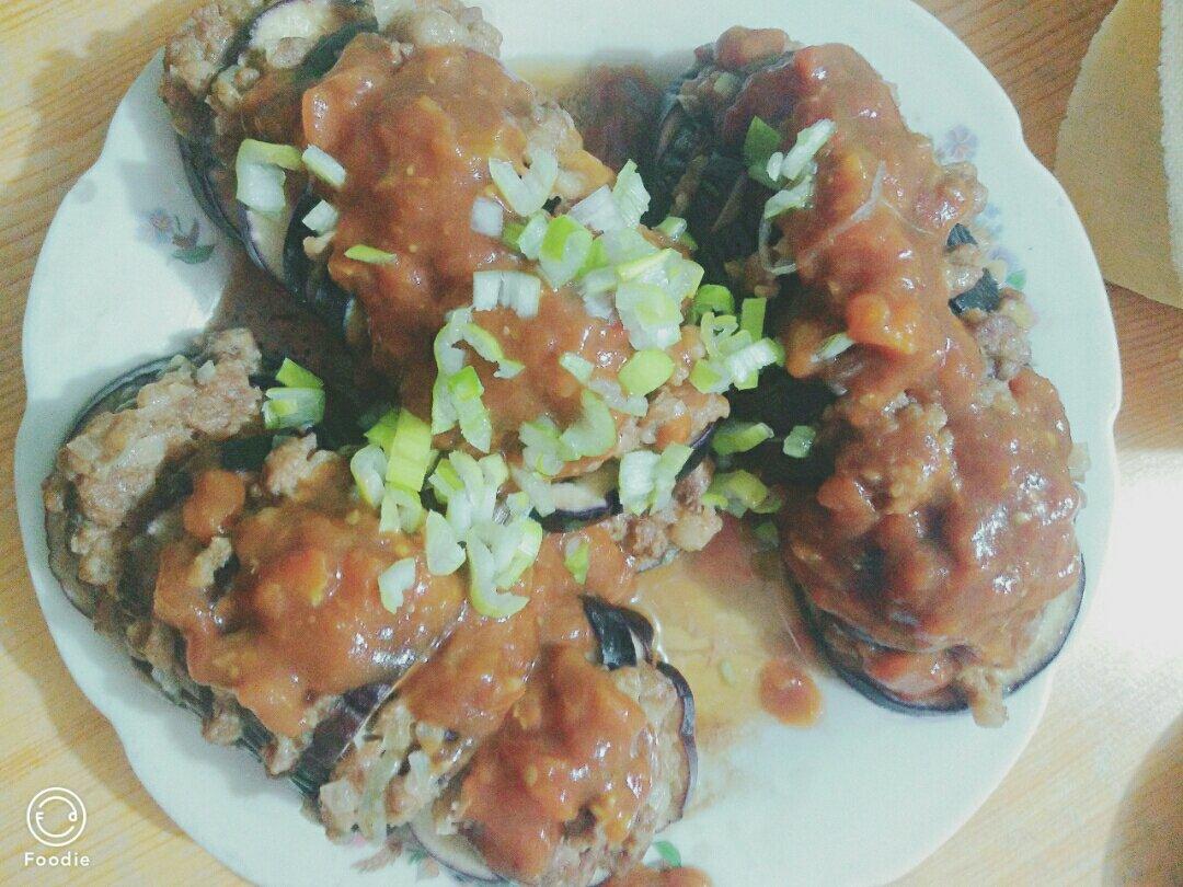 肉末蒸茄子