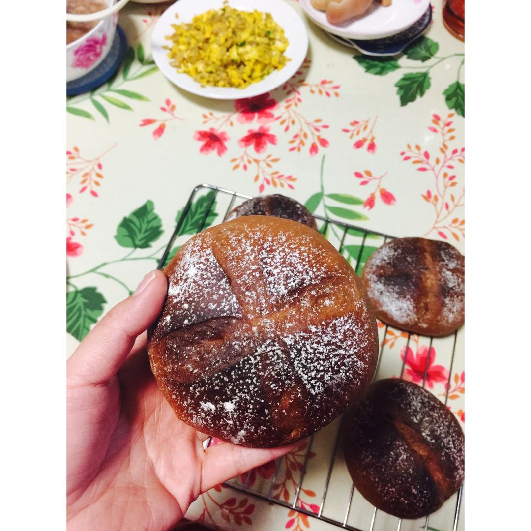 香蕉巧克力软欧