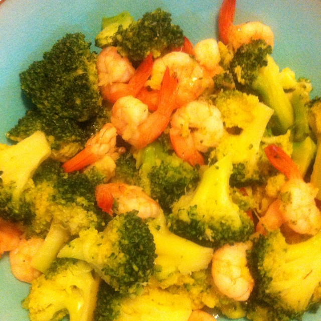 西兰花炒虾仁