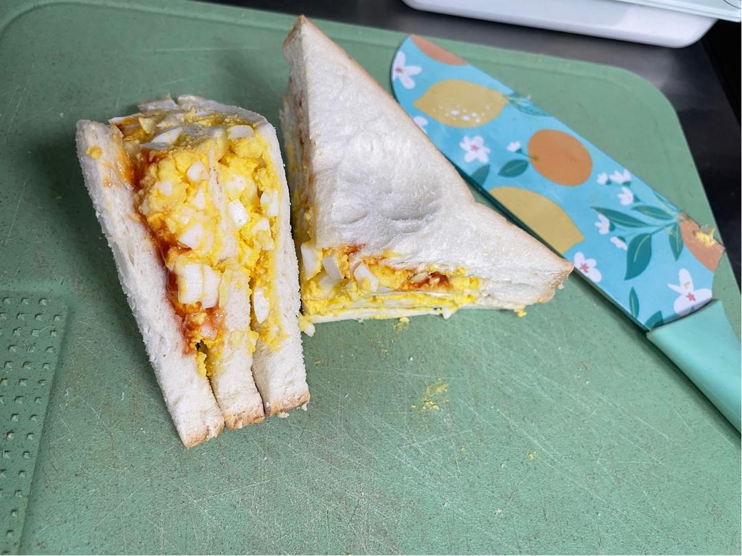快手鸡蛋三明治