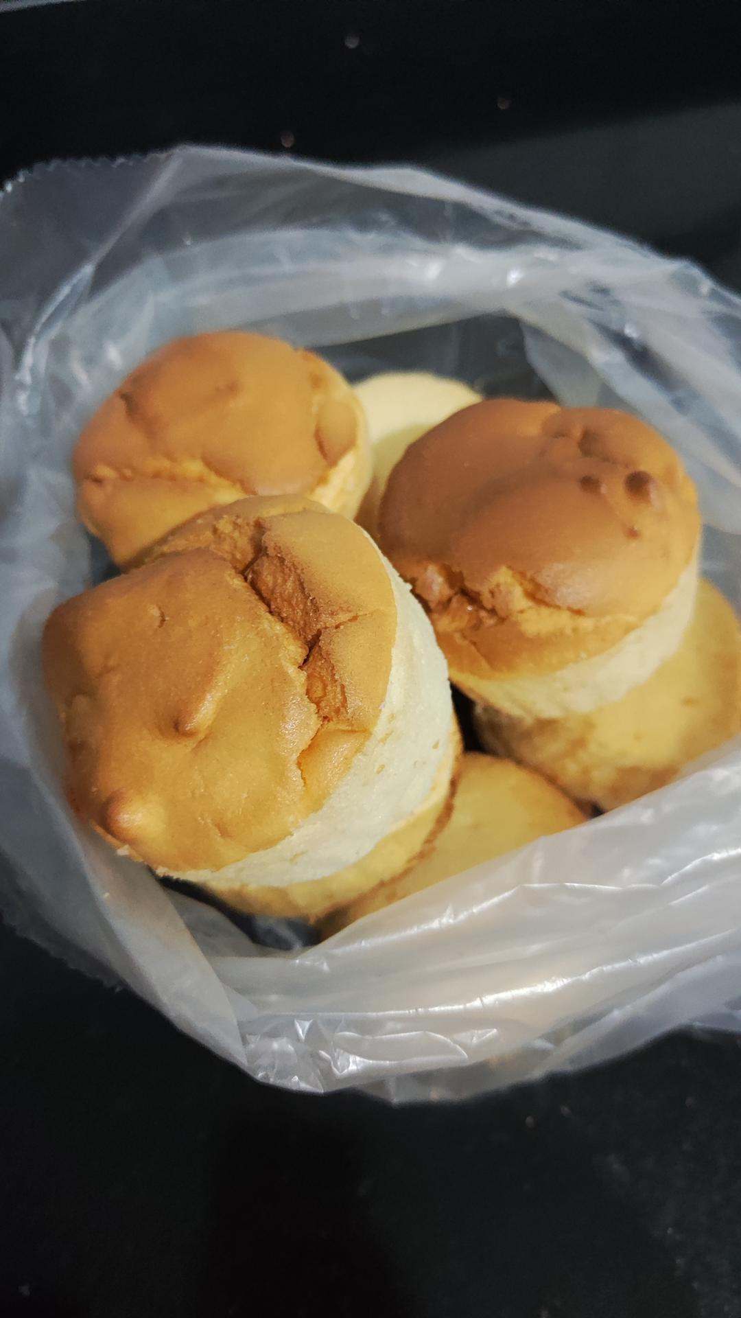 空气炸锅纸杯戚风蛋糕