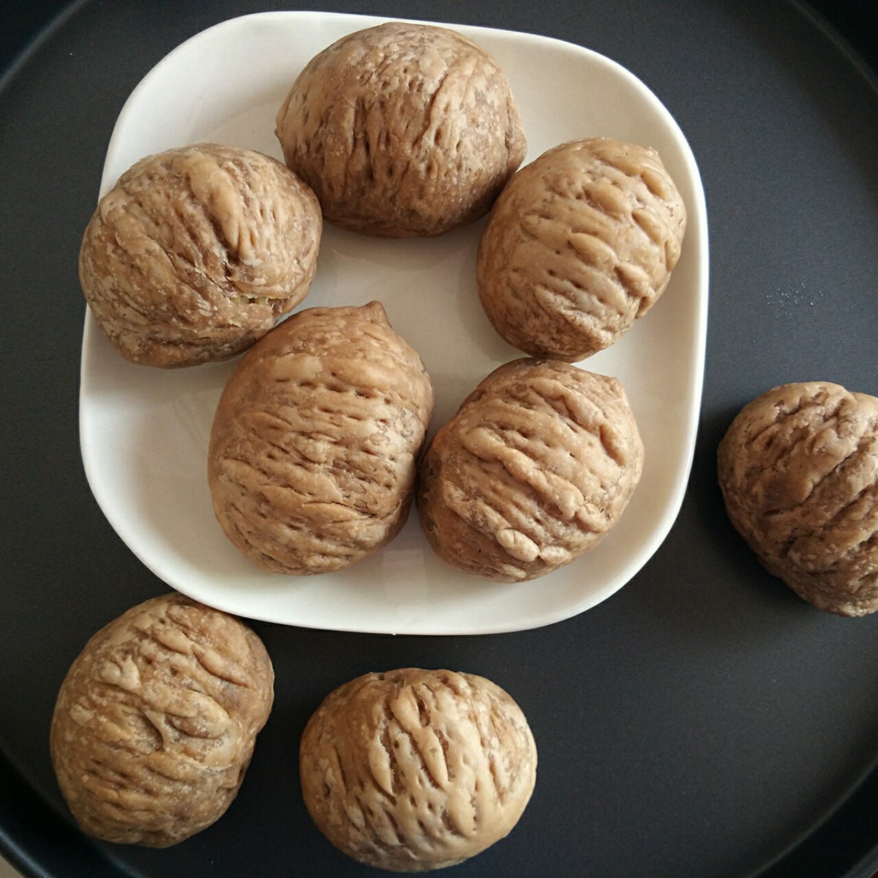 妈咪宝贝_wk58做的象形核桃酥