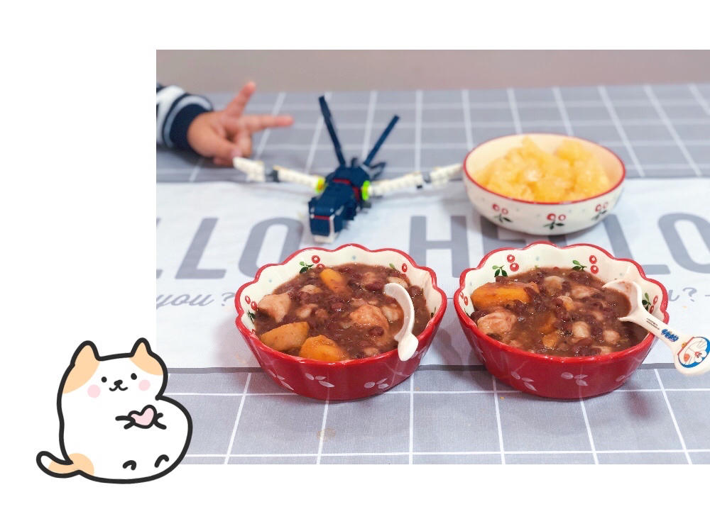 红豆 芋艿 红薯 桂花 圆子 汤