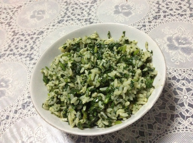 茼蒿炒饭