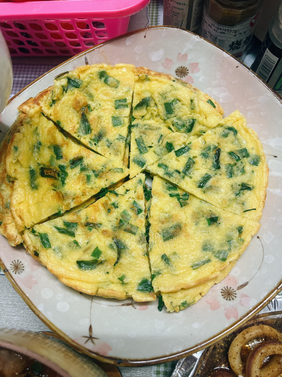 韭菜鸡蛋饼