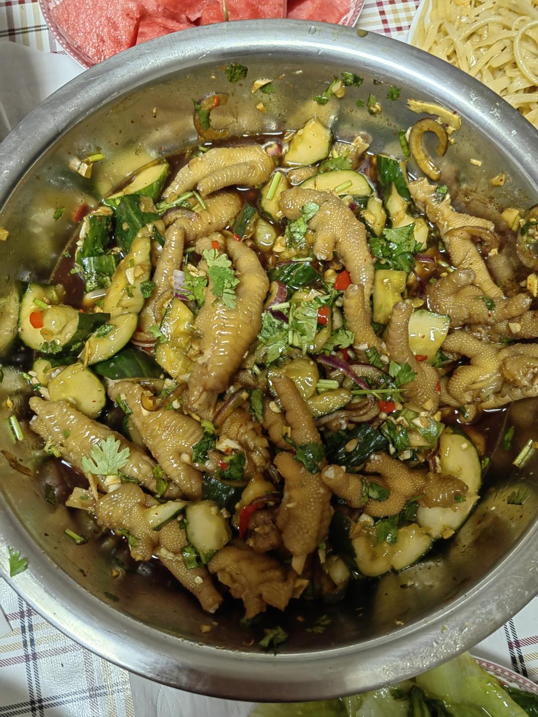 【柠檬酸辣鸡爪】自制超级无敌美味的网红鸡爪