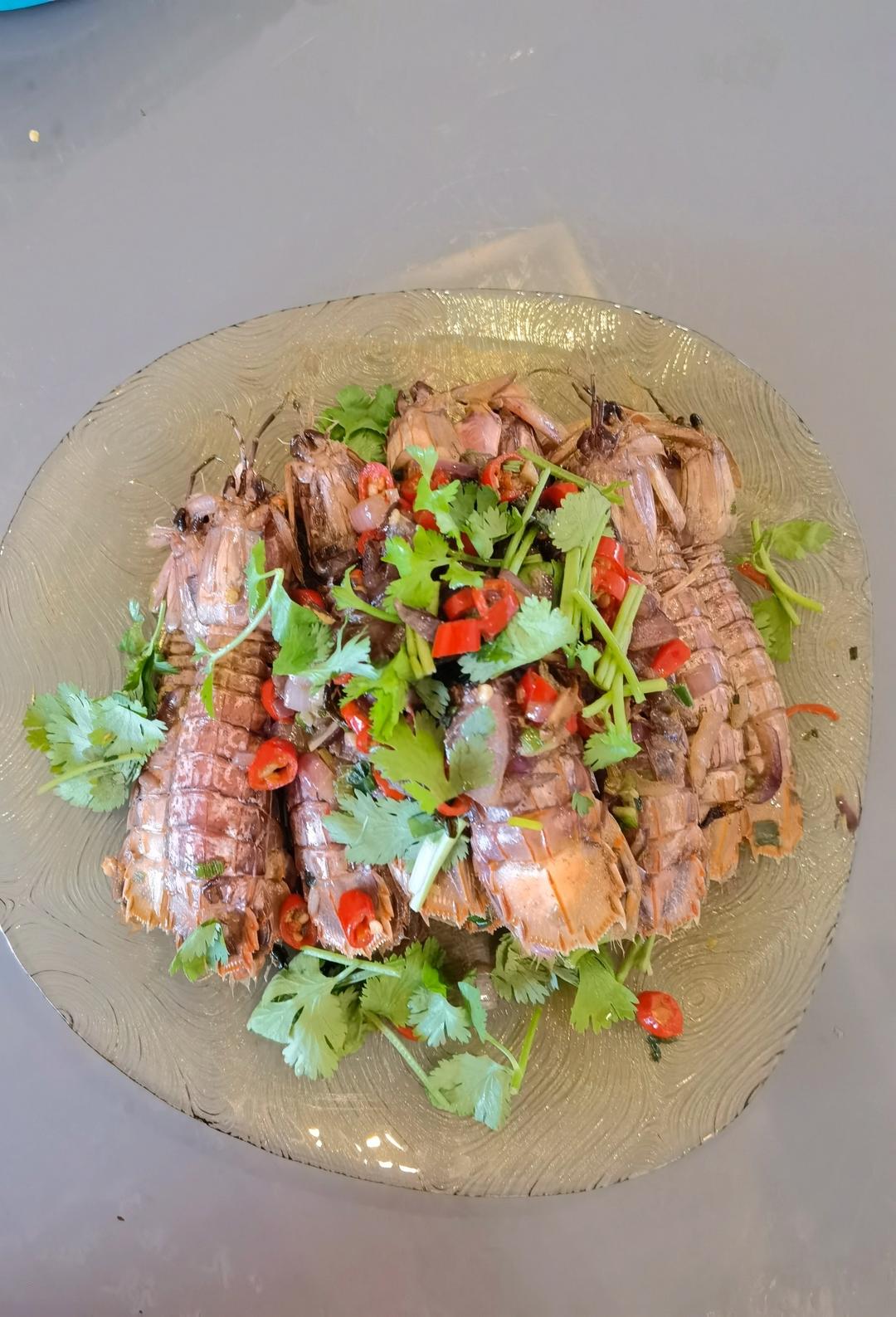 无水版的原汁原味皮皮虾/虾爬子