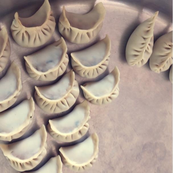 月牙饺子手法包法