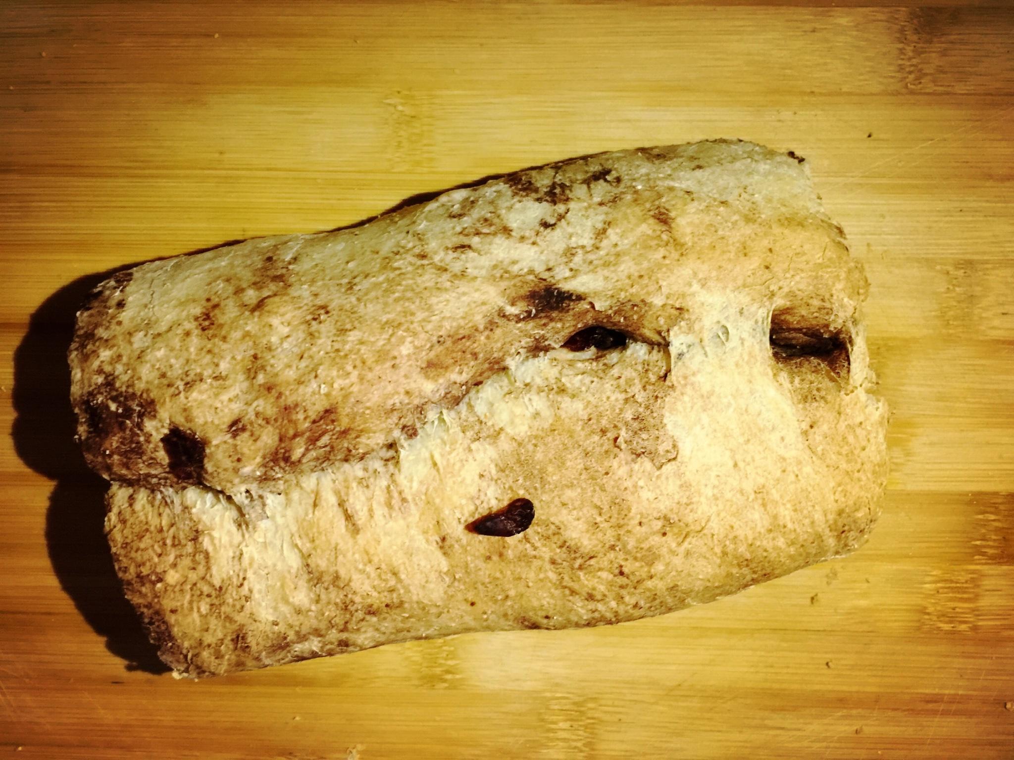 第一次烤面包，全麦面包，记录一下的做法