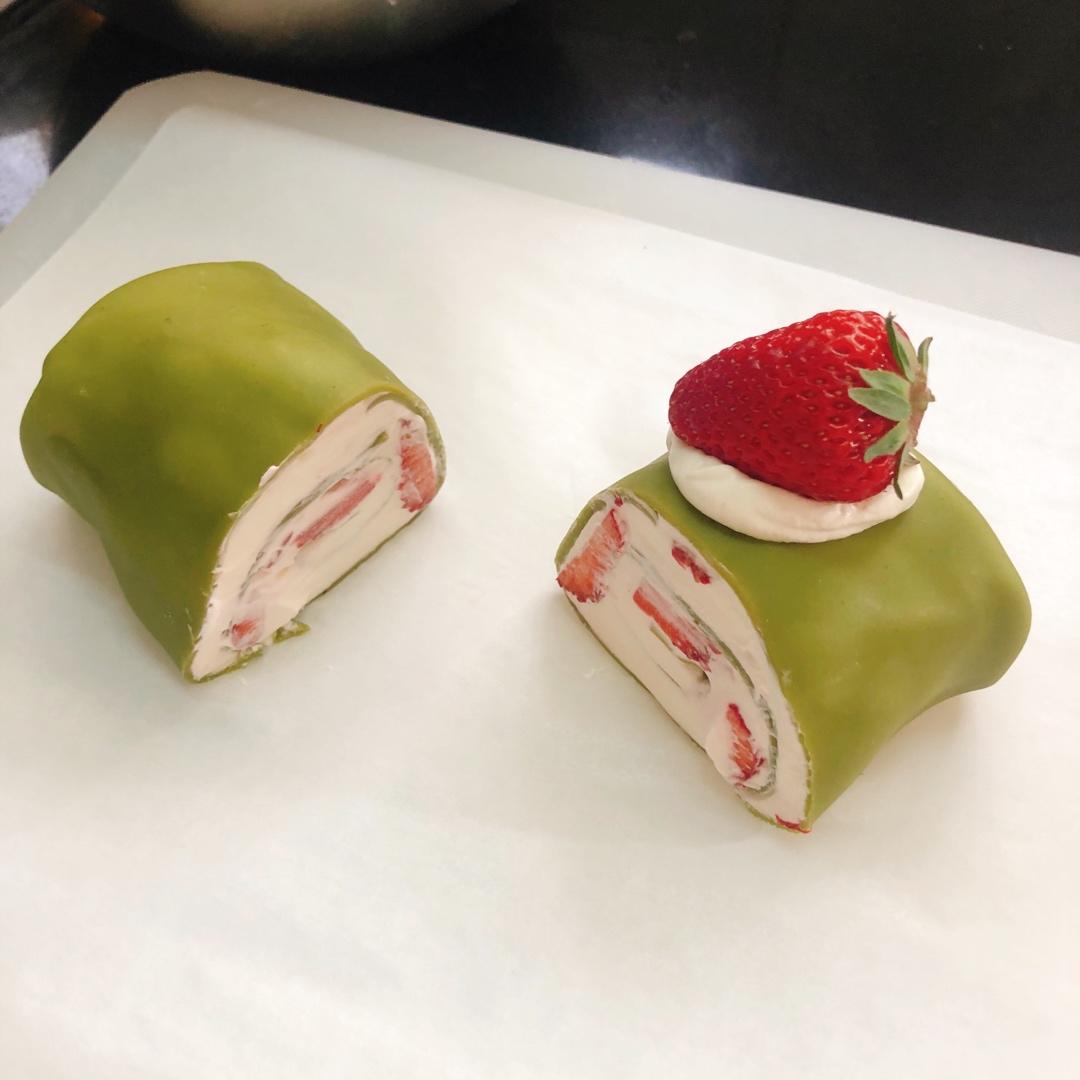 【抹茶毛巾卷】