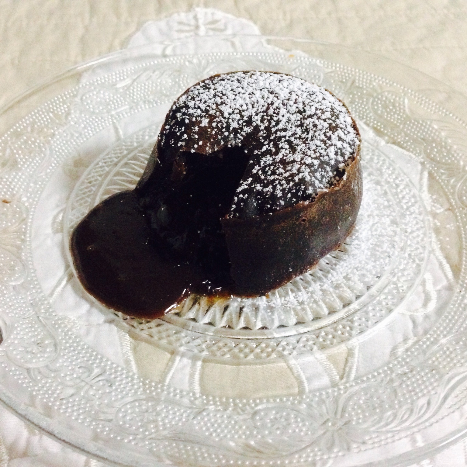 巧克力熔岩蛋糕 Chocolate Molten Lava Cake