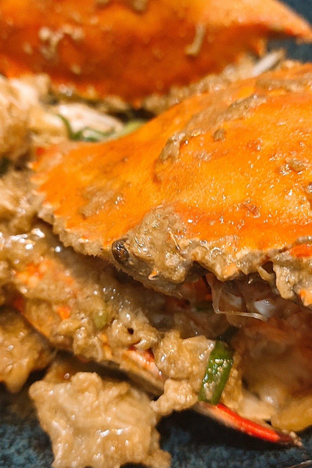 葱姜炒梭子蟹（very easy）