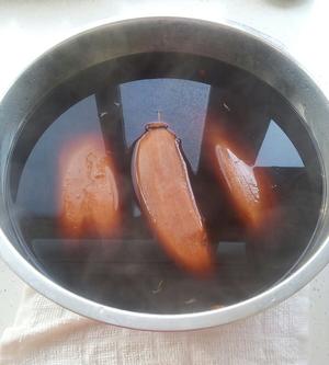 姜汁红糖黑糯米藕的做法 步骤9